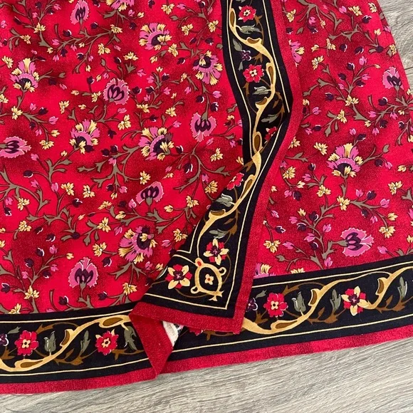 Requirements petite vintage Floral Skirt SZ Pm - Picture 3 of 5